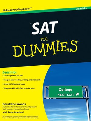cover image of SAT for Dummies